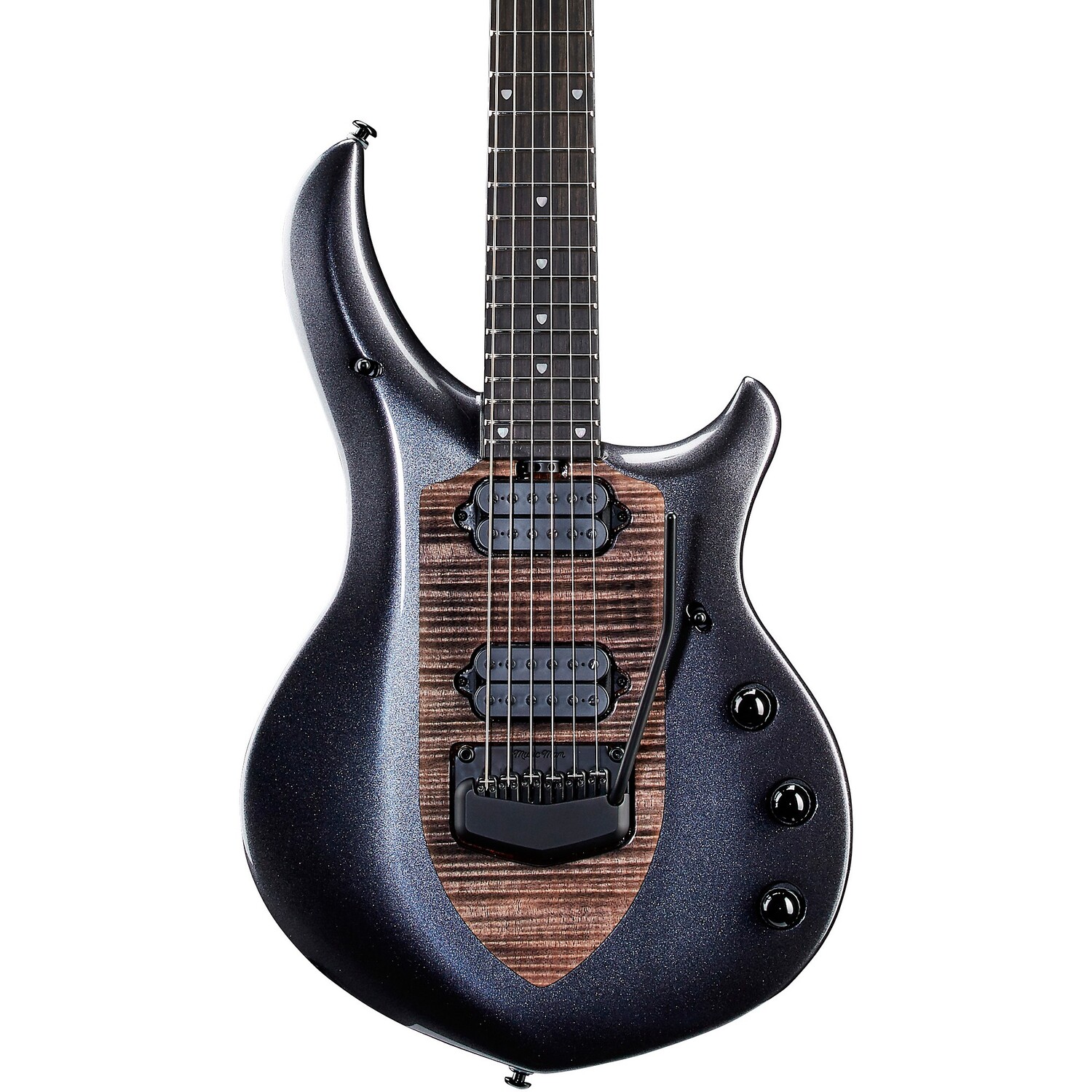 

Ernie Ball Music Man John Petrucci Majesty 6 Электрогитара с черной фурнитурой Smoked Pearl