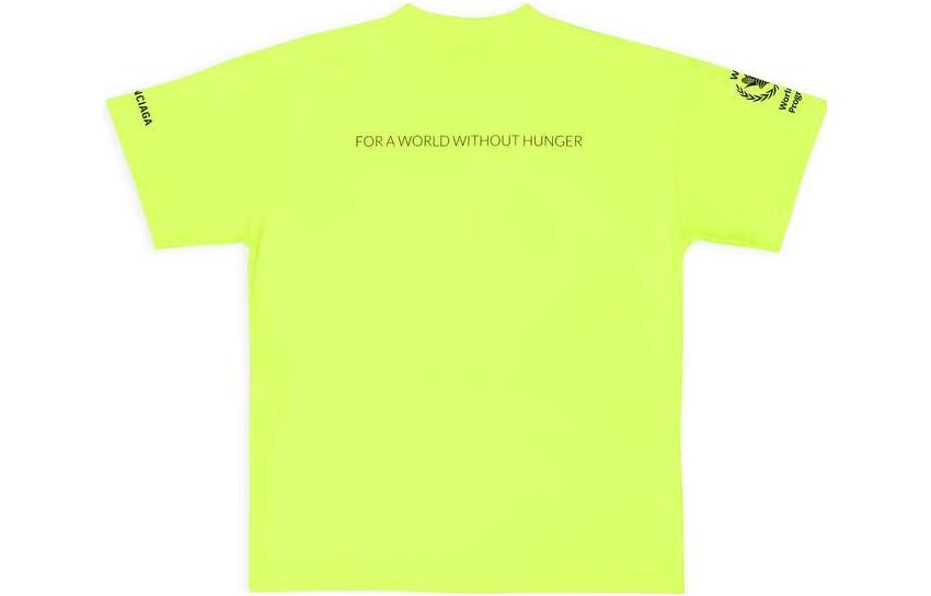 Футболка женская Balenciaga x WFP, желтый — фото 2