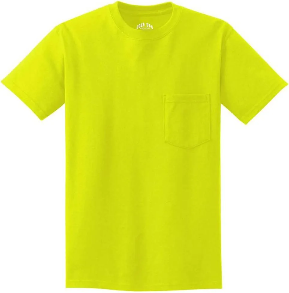 

Футболка Joe's USA с карманом, Heavyweight 6.1-Ounce, Regular, Big and Tall