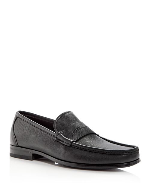 

Мужские лоферы с открытым носком Ferragamo, цвет Black