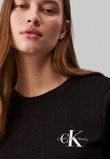 Базовая футболка MONOLOGO SLIM TEE 2 PACK Calvin Klein, черный — фото 3