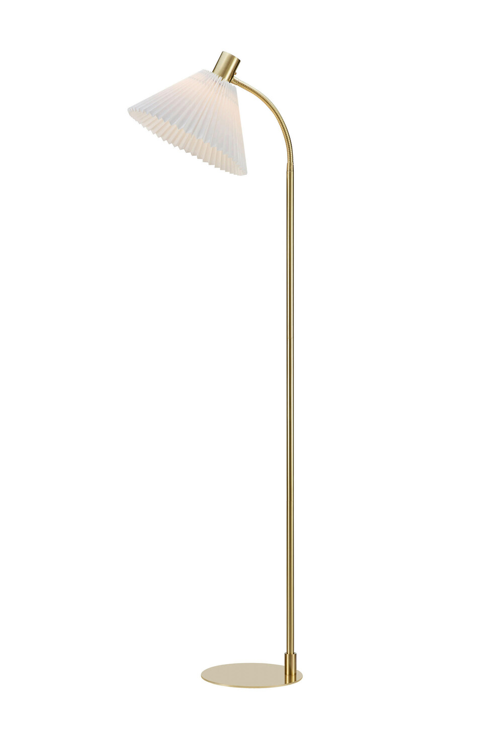 

Торшер Markslöjd, 32x44,5x145 см, белый/золотой