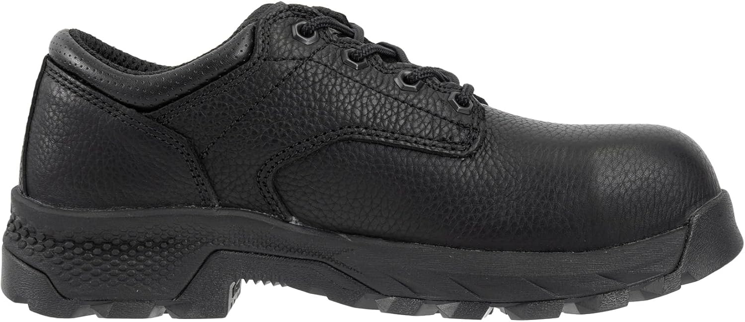 Timberland PRO мужские рабочие ботинки Titan EV Oxford с композитным защитным носком, Black 5, 8.5 Wide, Teak Trailblazer — фото 3