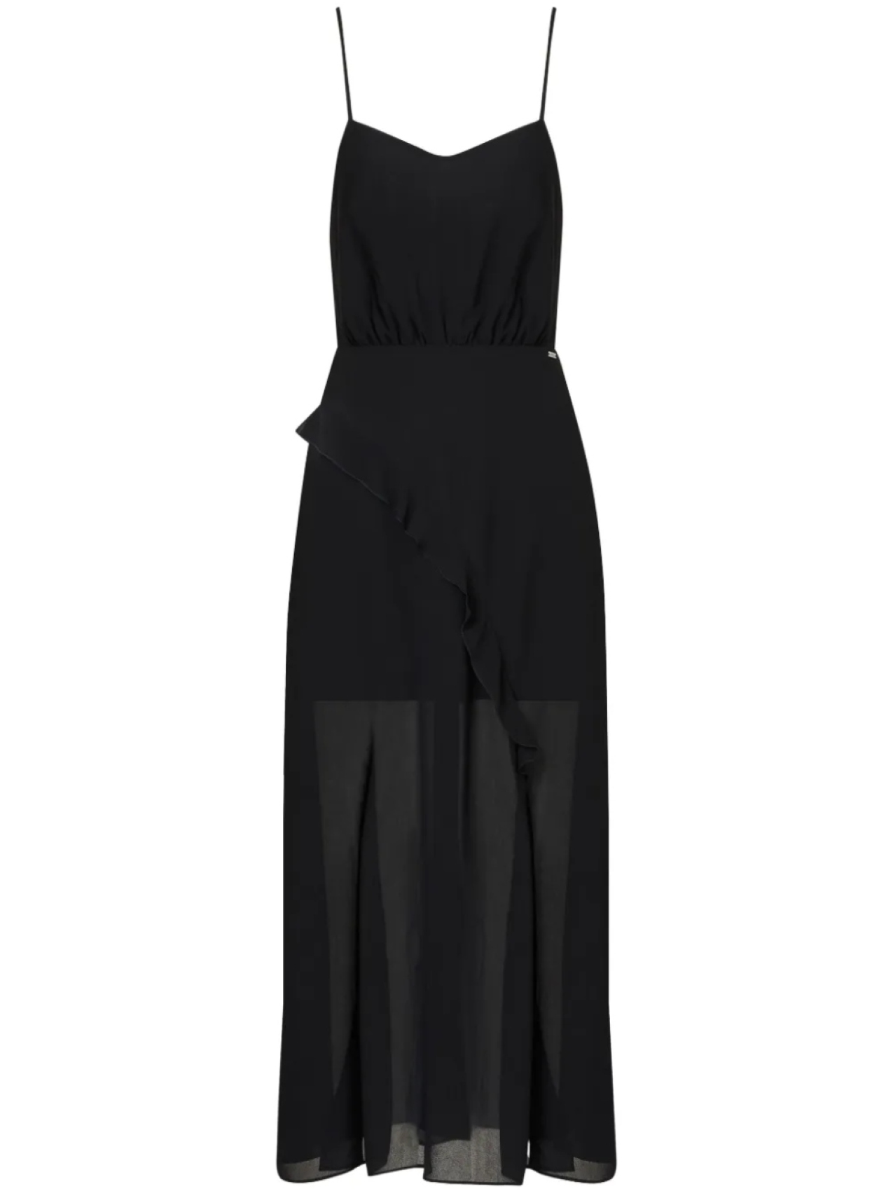 

Платье без рукавов Armani Exchange, черный