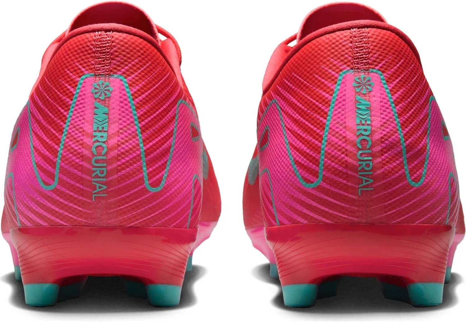 Футбольные бутсы Nike Mercurial Vapor 16 Academy MG Low Top FQ8374, Ember Glow Aurora Green — фото 3