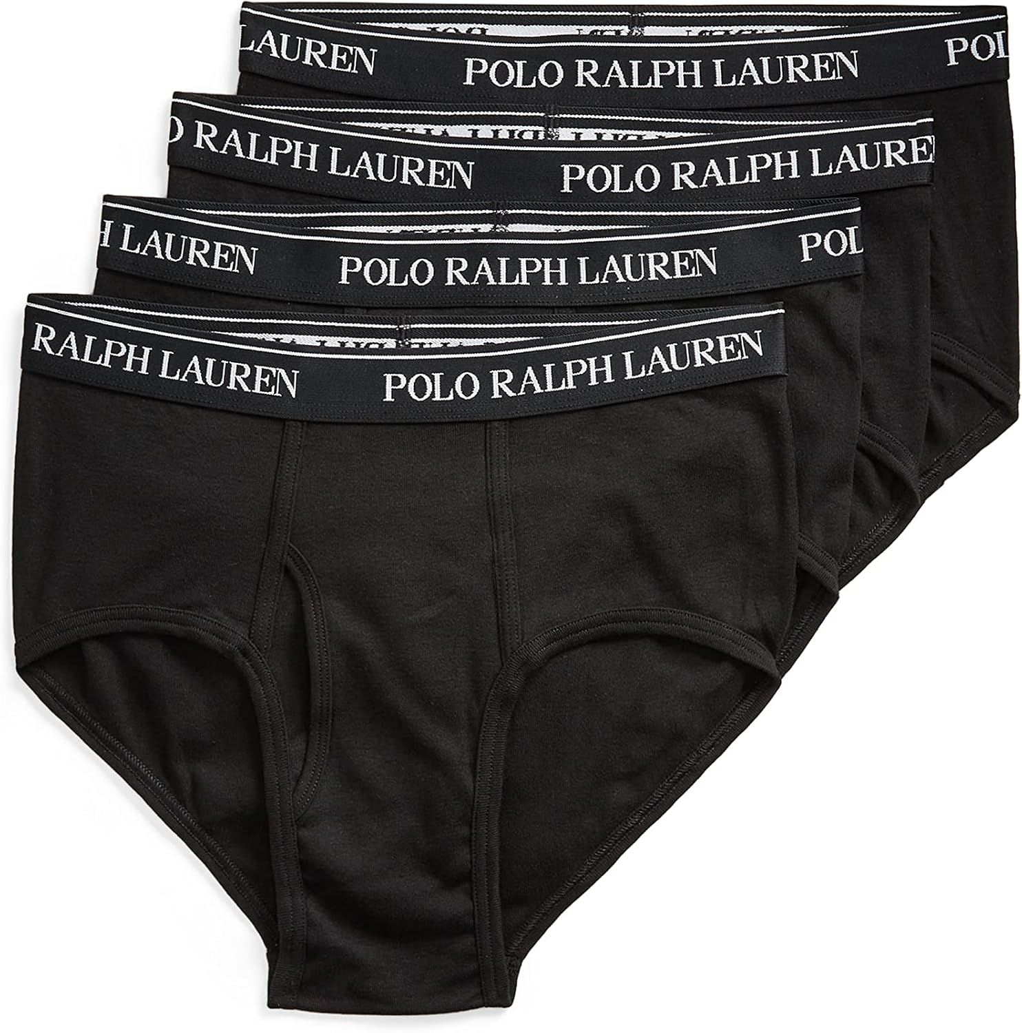 

POLO RALPH LAUREN Мужские классические хлопковые трусы, наборы, Polo Black - 4 Pack