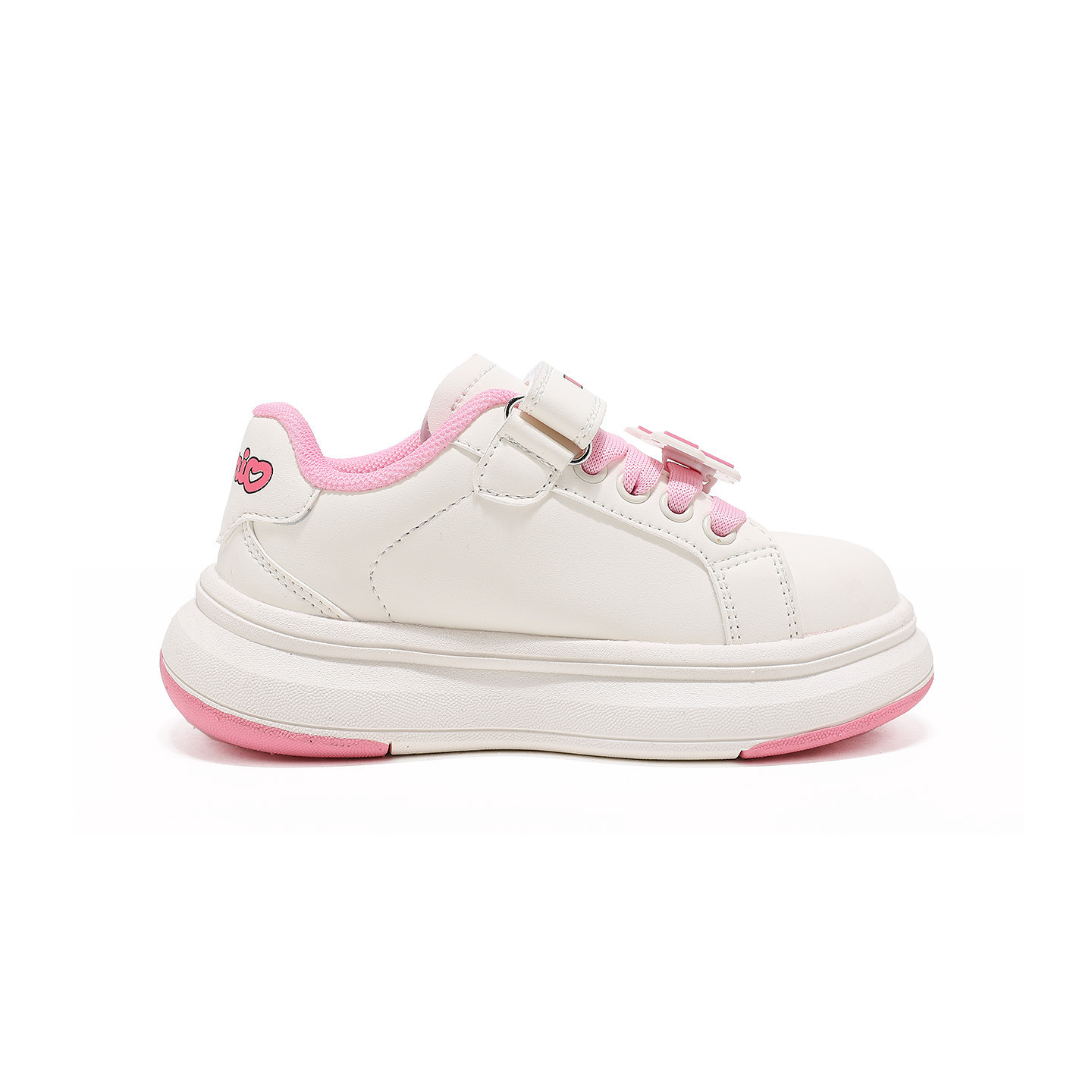 Hello Kitty x Synthetic Leather Slip Resistant Cushioning Abrasion Resistant Low top Kids Lifestyle Shoes Sanrio, светло фиолетовый — фото 4