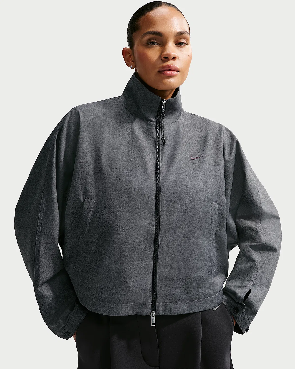Женская оверсайз-куртка Nike Sportswear, Black/Heather/Black