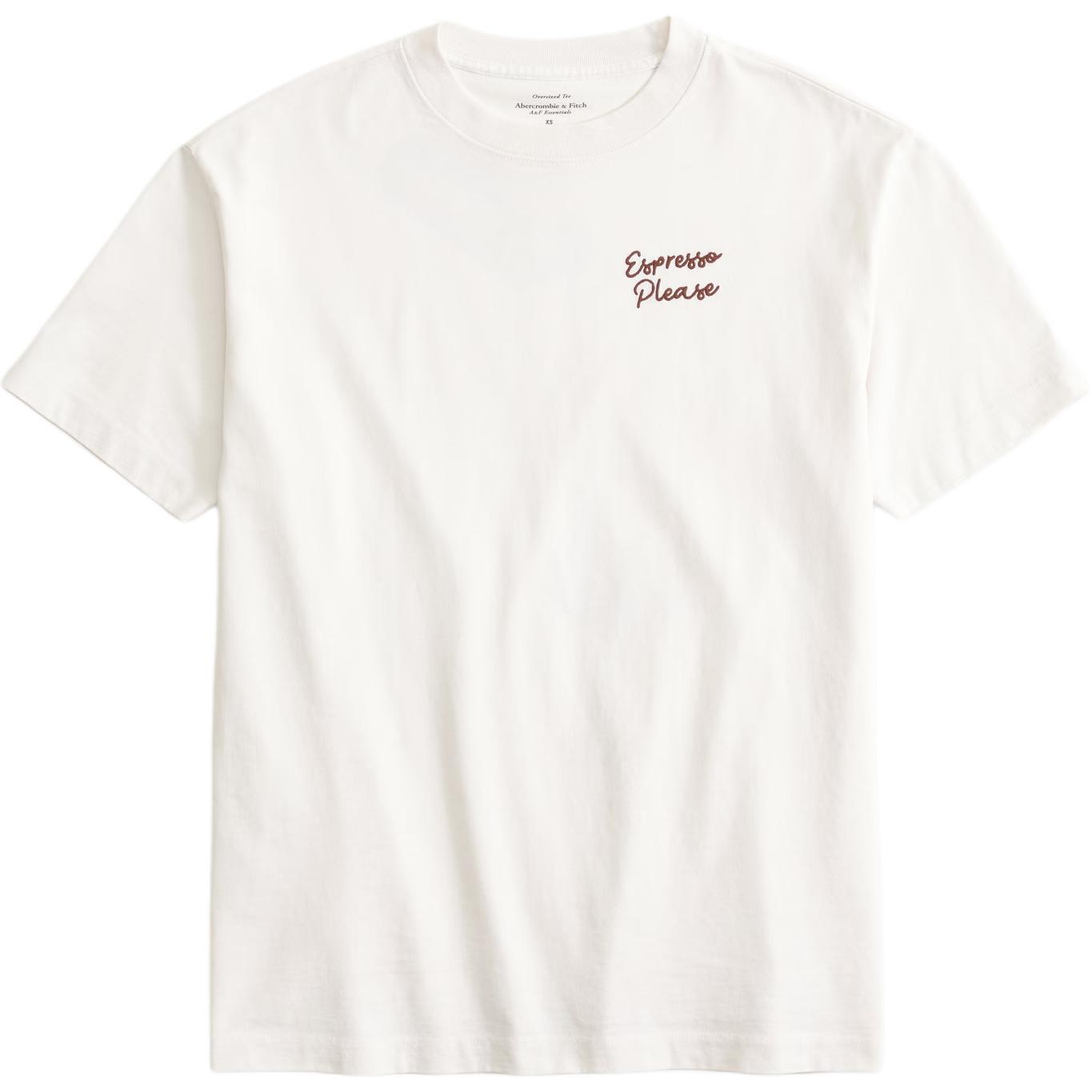 

Футболка женская Abercrombie＆Fitch, белый