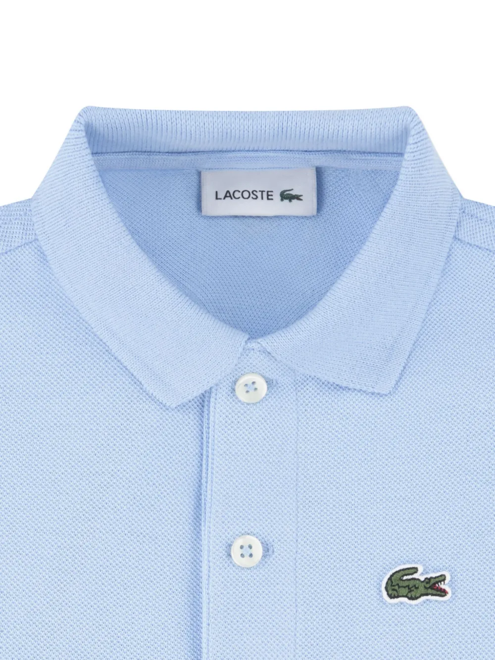 Рубашка поло с короткими рукавами Lacoste Kids, синий — фото 4