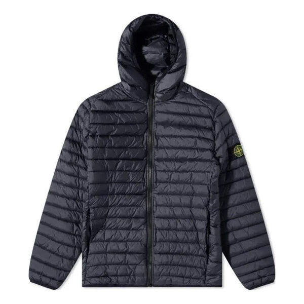 

Куртка logo patch down padded 'navy' Stone Island, синий