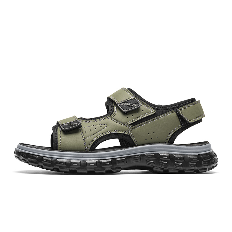 

WARRIOR Пляжные сандалии мужские, армейский зеленый/черный