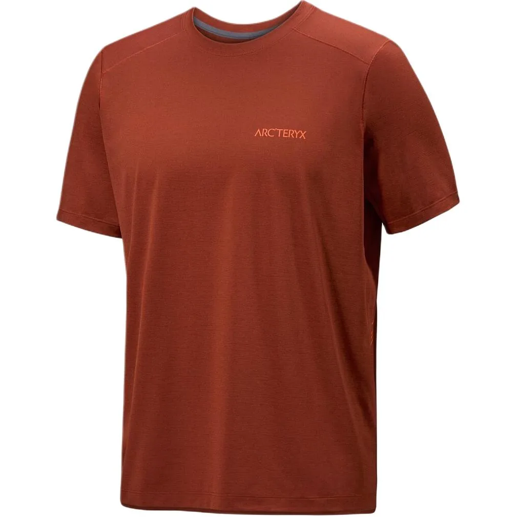 Футболка мужская CORMAC ARC'BIRD LOGO быстросохнущая Arcteryx, Sonic Purple Gray/Moonstone Blue/Soulsonic Heather/Moonstone — фото 3