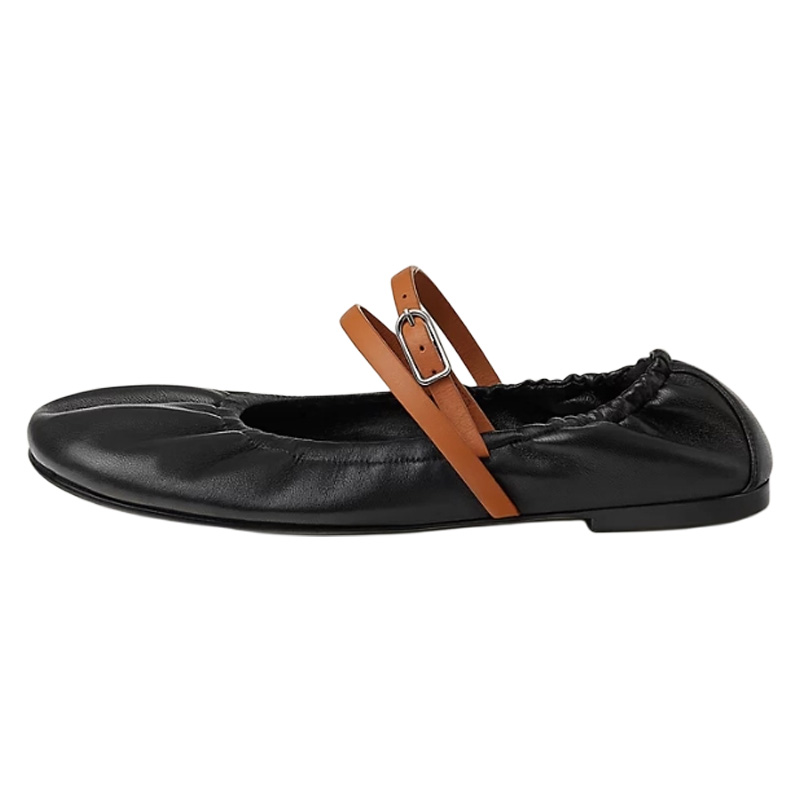 HERMES Туфли Jolly Mary Jane женские черные