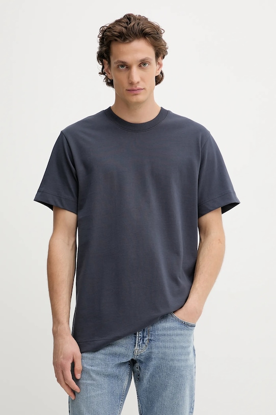 

Футболка из сырого хлопка G-Star, темно-синий
