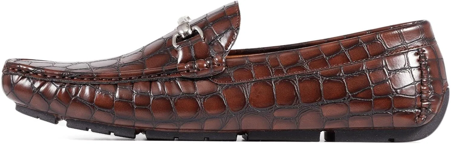 Мокасины водительские Amali Cola, Titus Brown Croco — фото 2