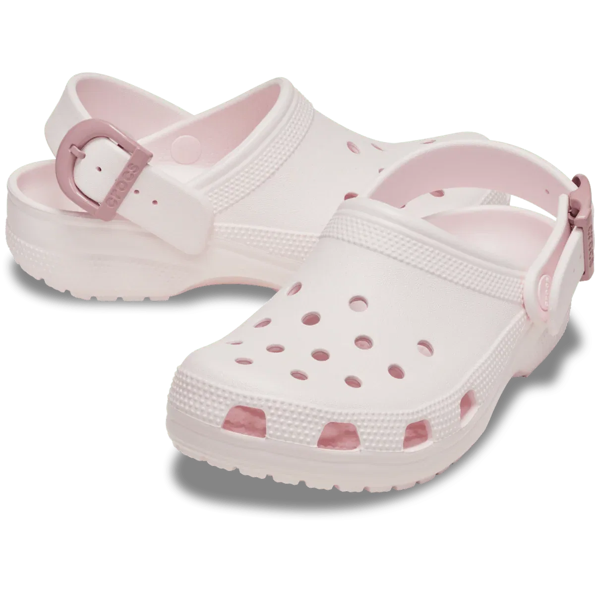 Классические сабо с эмалированной пряжкой Crocs, Vapor Ice — фото 2
