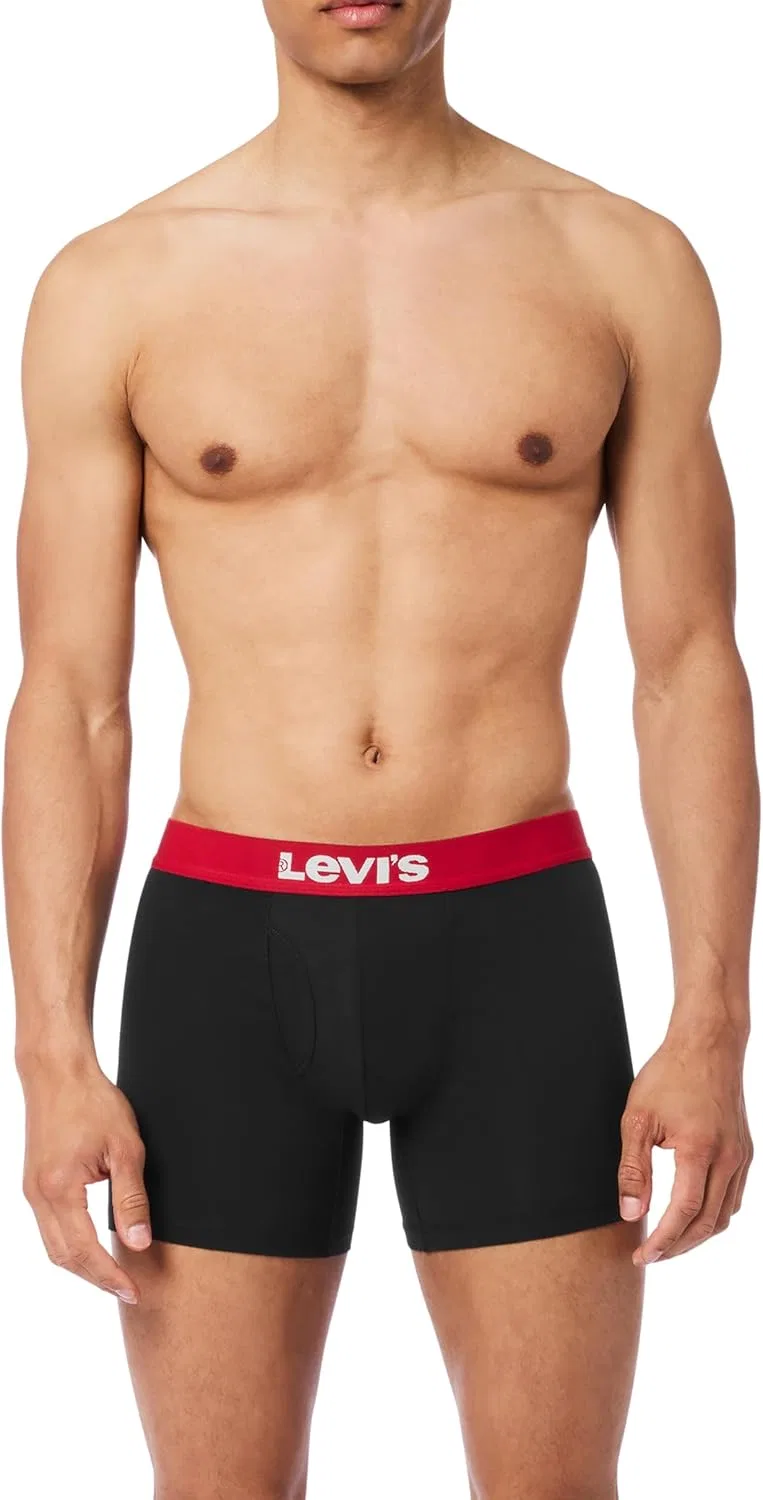 Боксеры 10-pack Levi's, Black/Grey/White Combo — фото 2