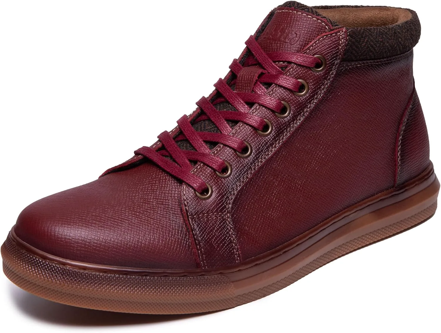 

Мужские кожаные кроссовки Arkbird, модные классические повседневные ботинки-чукка, красный