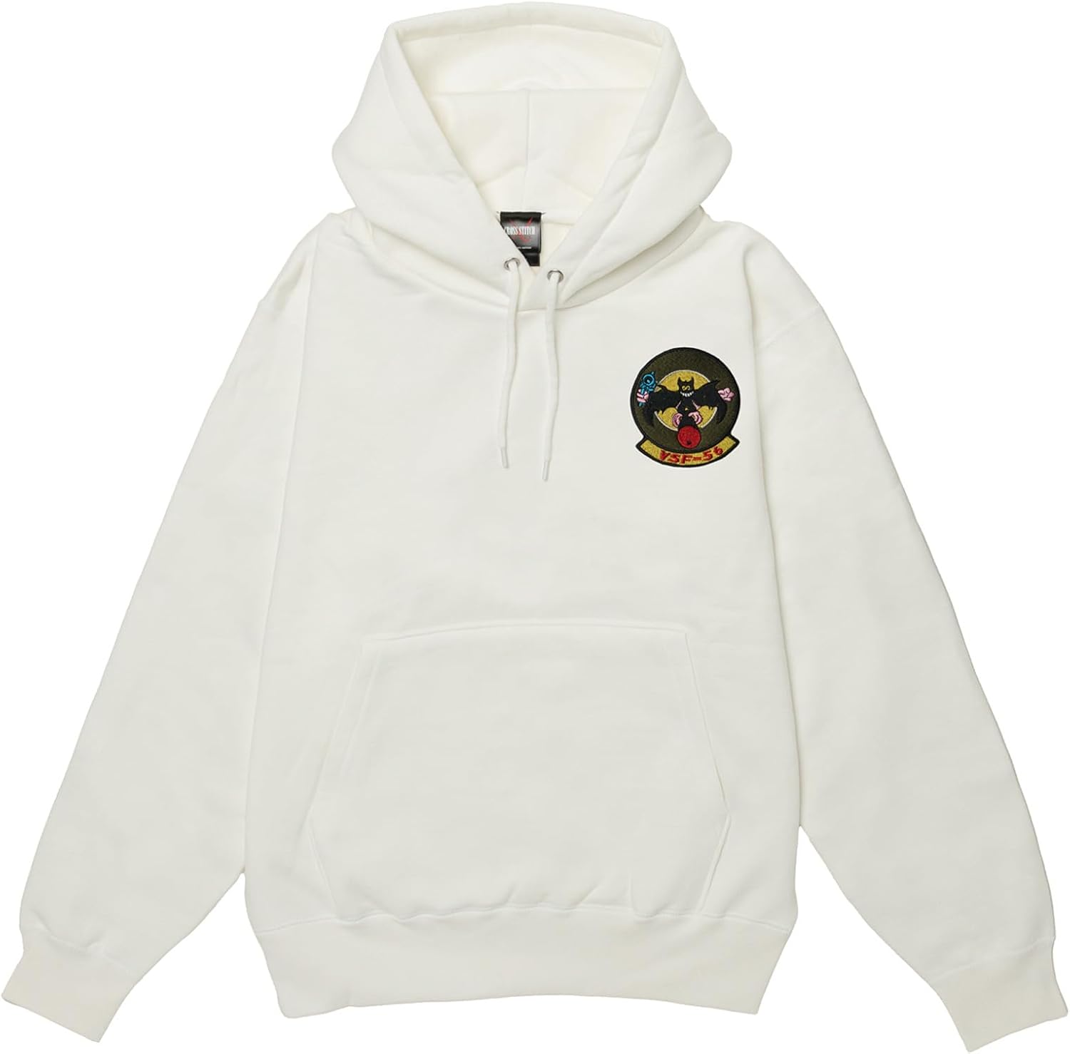 

Толстовка с капюшоном в стиле F, нашивка с гербом армии США, плотная ткань 12,4 унции, подкладка с начесом, толстовка без капюшона, белая F-Style