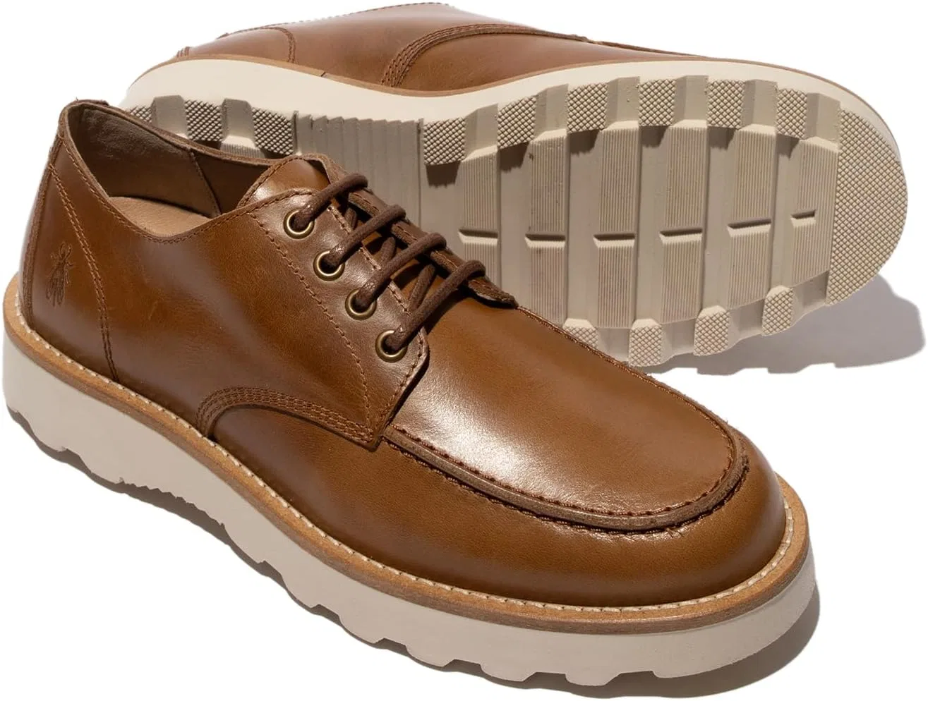 Мужские туфли FLY London Roul208fly Derby, Mid Brown — фото 4