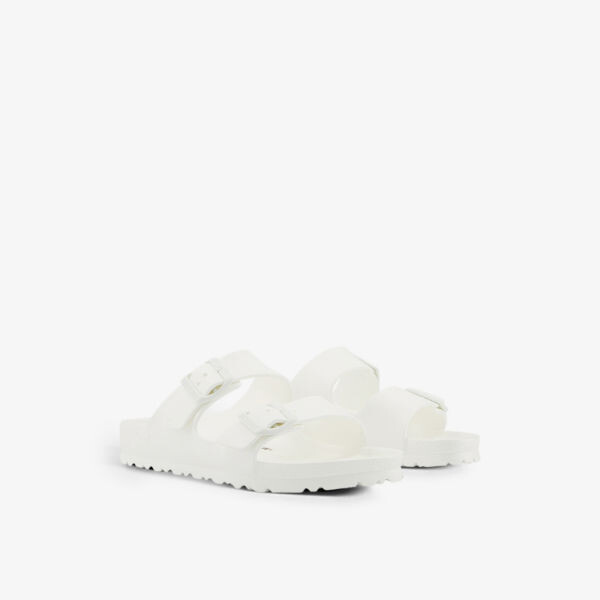 Резиновые сандалии Arizona с двумя ремешками Birkenstock, белый — фото 3