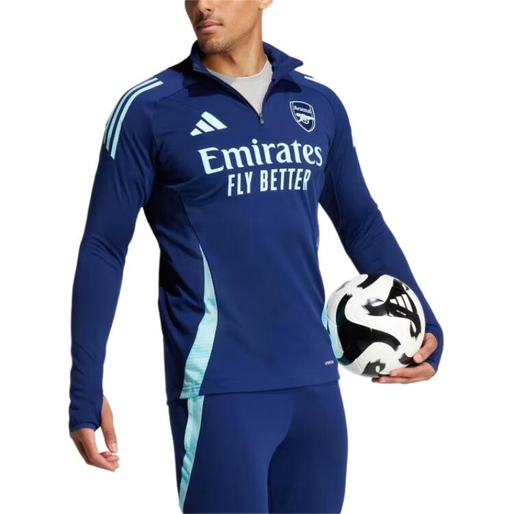 Толстовка Arsenal мужская темно-синяя Adidas, синий — фото 4