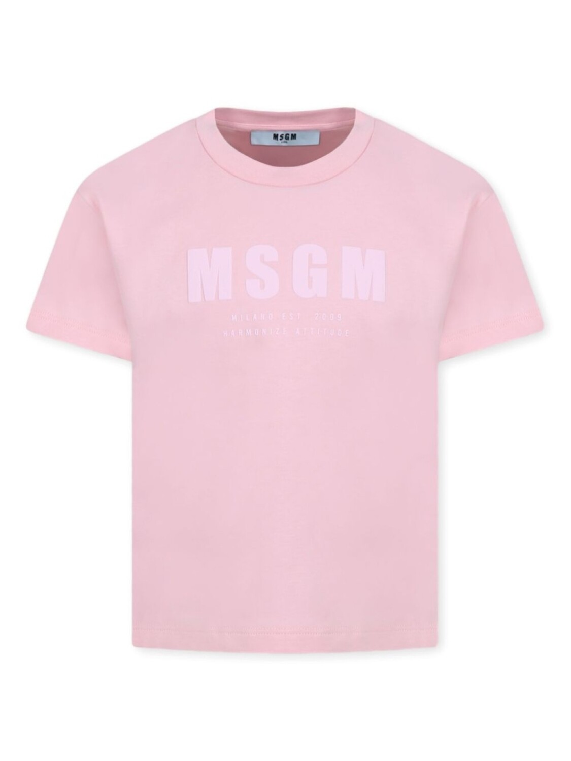 

MSGM Kids футболка с логотипом, розовый