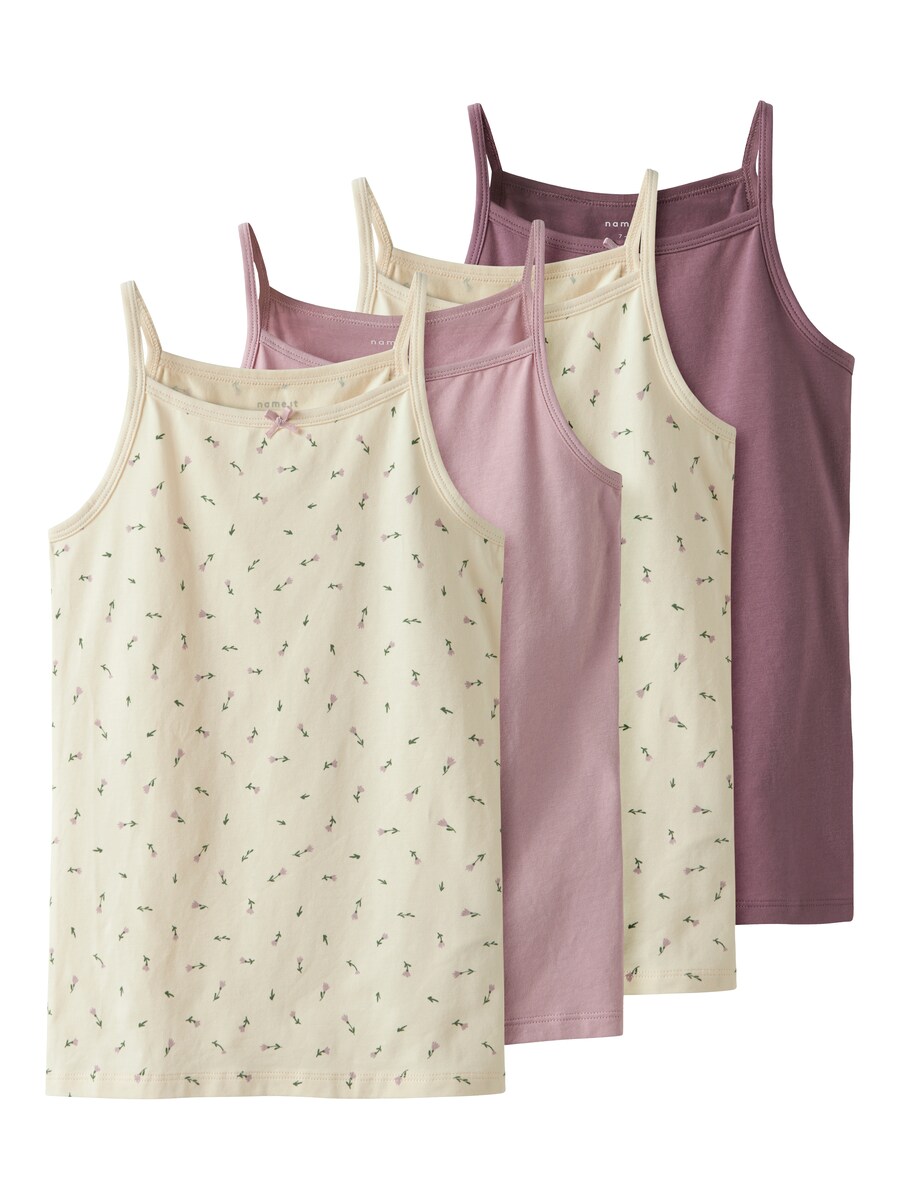 

Майка NAME IT, цвет Cream/Lilac/Mauve