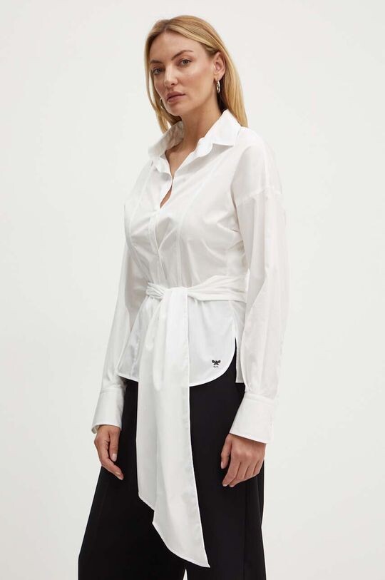 

Хлопковая рубашка Weekend Max Mara, белый