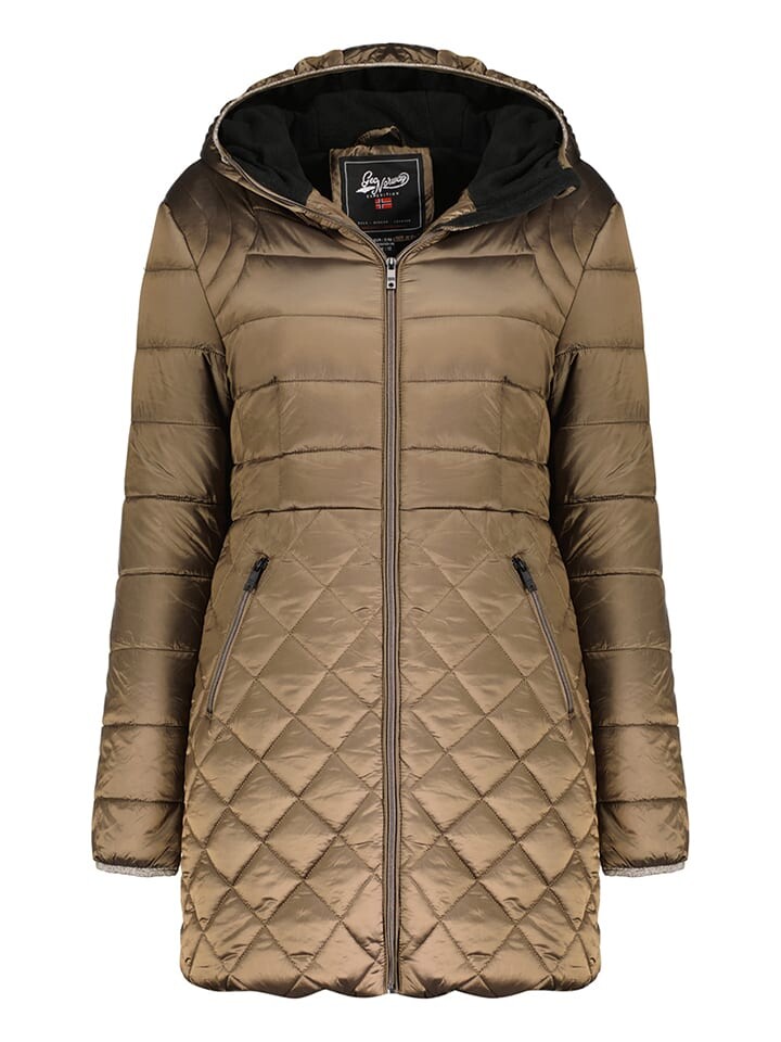 

Стеганое пальто Geographical Norway Steppmantel Alison, серо-коричневый