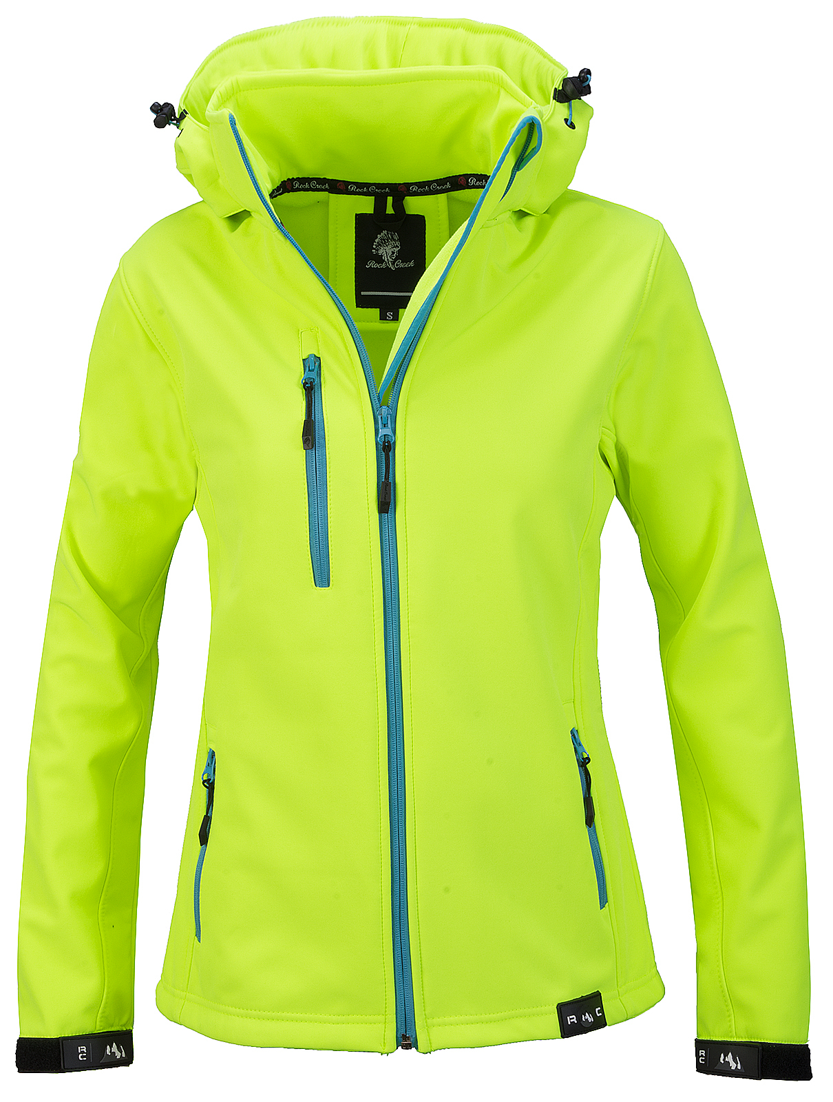 

Куртка софтшелл Rock Creek Jacke, цвет Neongelb