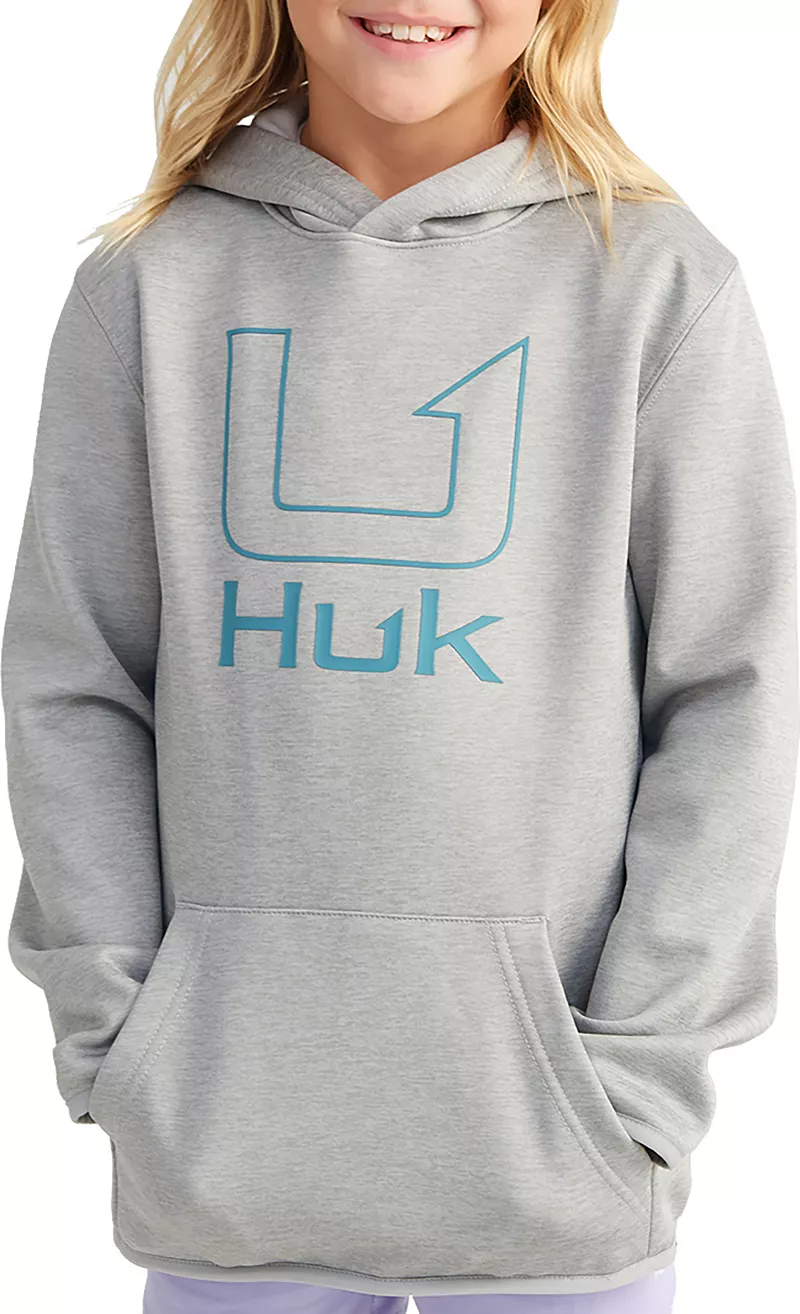 

HUK худи с рисунком Coldfront+ для мальчиков, цвет Harbor Mist Heather
