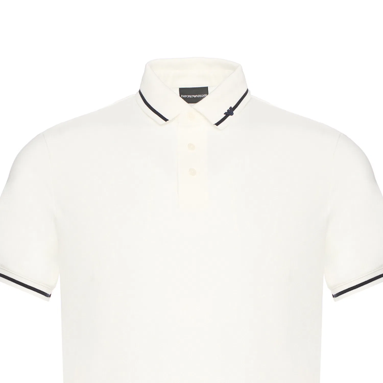 Поло мужское FW25 EMPORIO ARMANI, White — фото 4