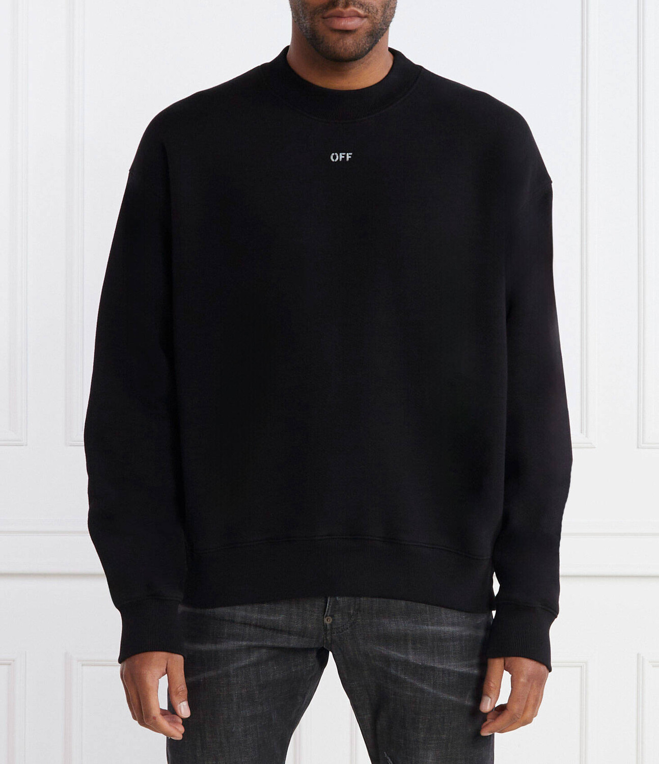 

Толстовка OFF-WHITE Regular Fit, черный