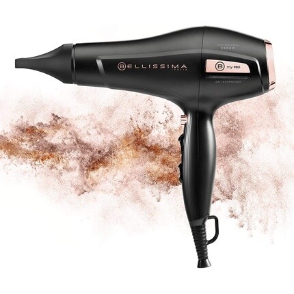 Фен Bellissima My Pro P3 3400 с профессиональным двигателем переменного тока и ионной технологией, 2400 Вт, Imetec — фото 3
