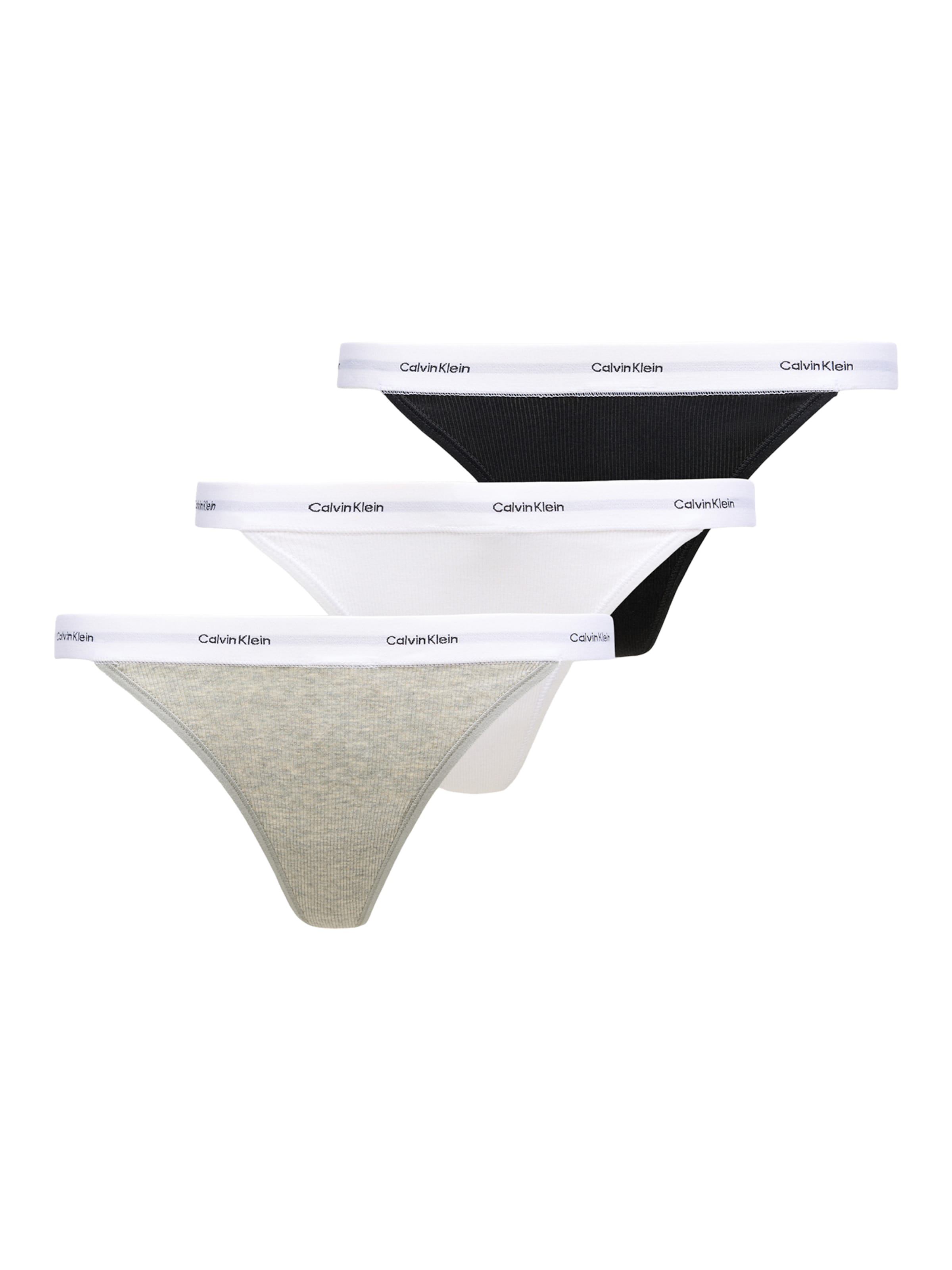 

Calvin Klein Underwear Стринги в светло-сером, черном, белом