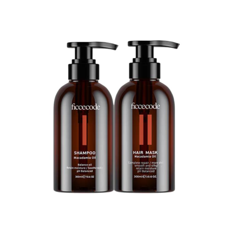 

Имбирный шампунь и кондиционер для объема, восстановление и контроль жирности 300мл*2 FicceCode