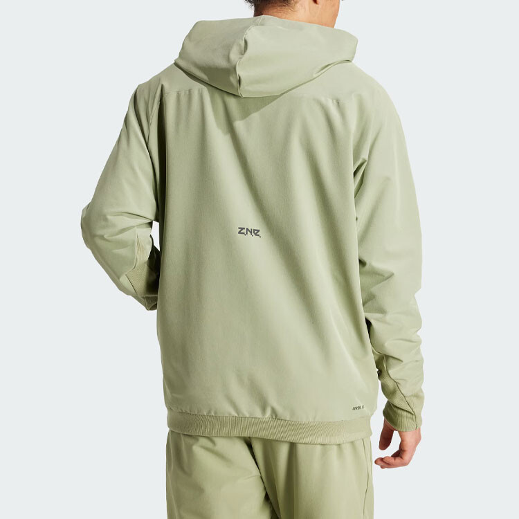 Куртка ZNE мужская зеленая Adidas, зеленый — фото 3