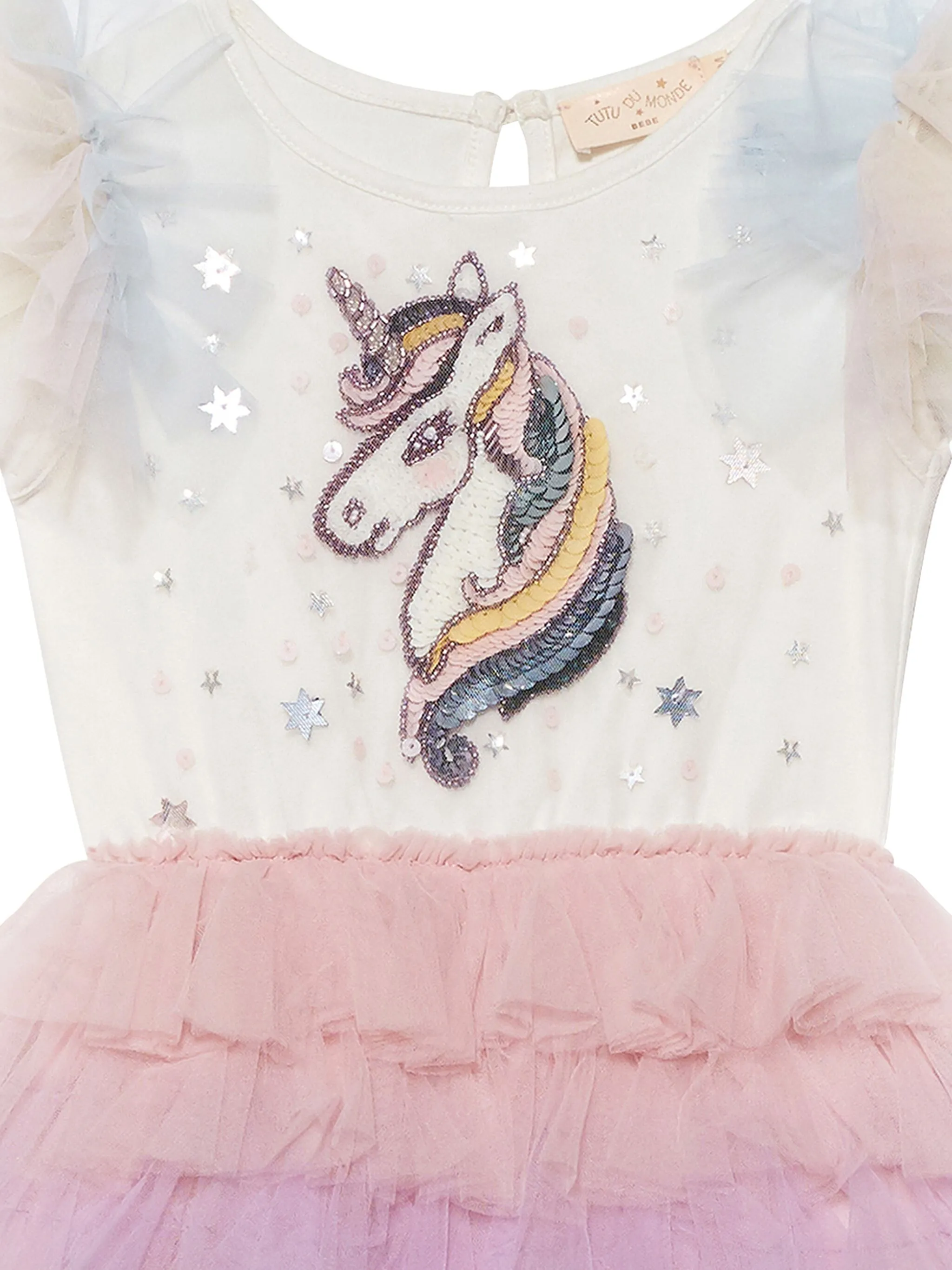 Пышное платье Unicorn Tutu Du Monde, белый — фото 3
