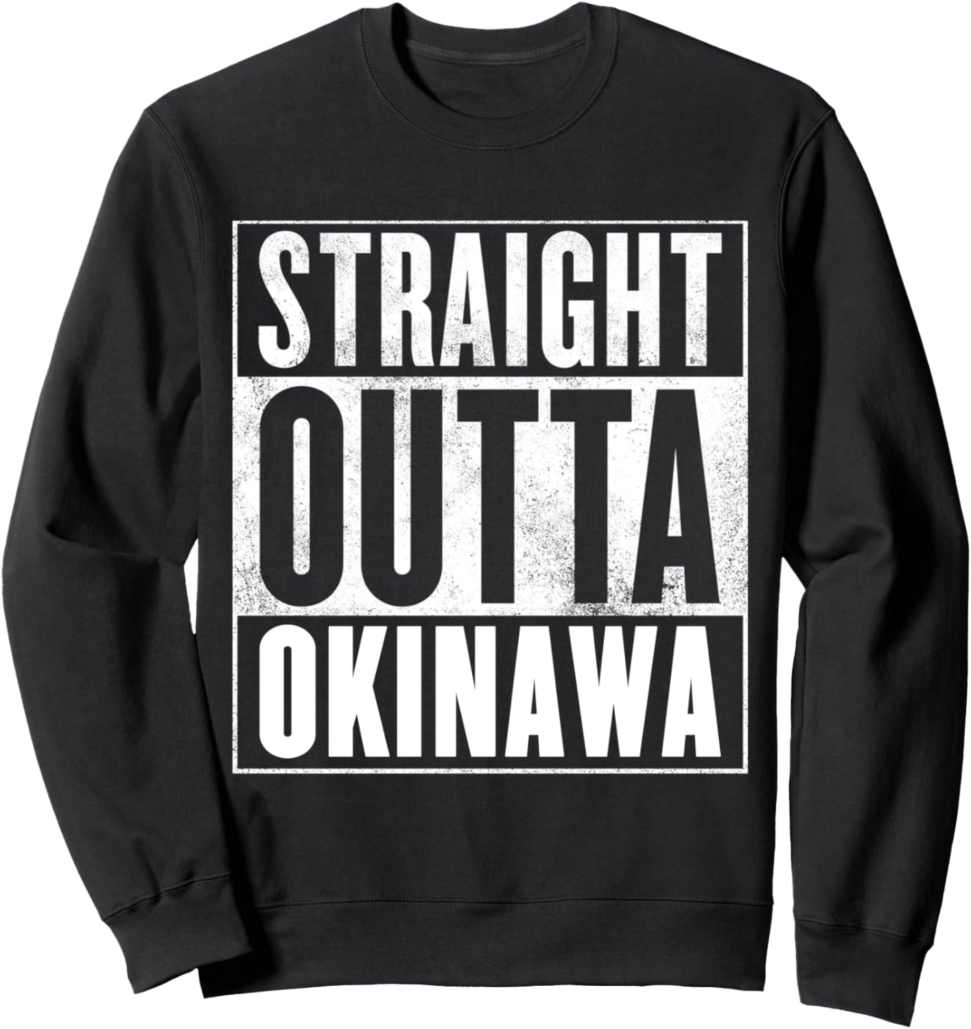 

Толстовка «Окинава - Прямо из Окинавы» Straight Outta Okinawa Apparel, черный