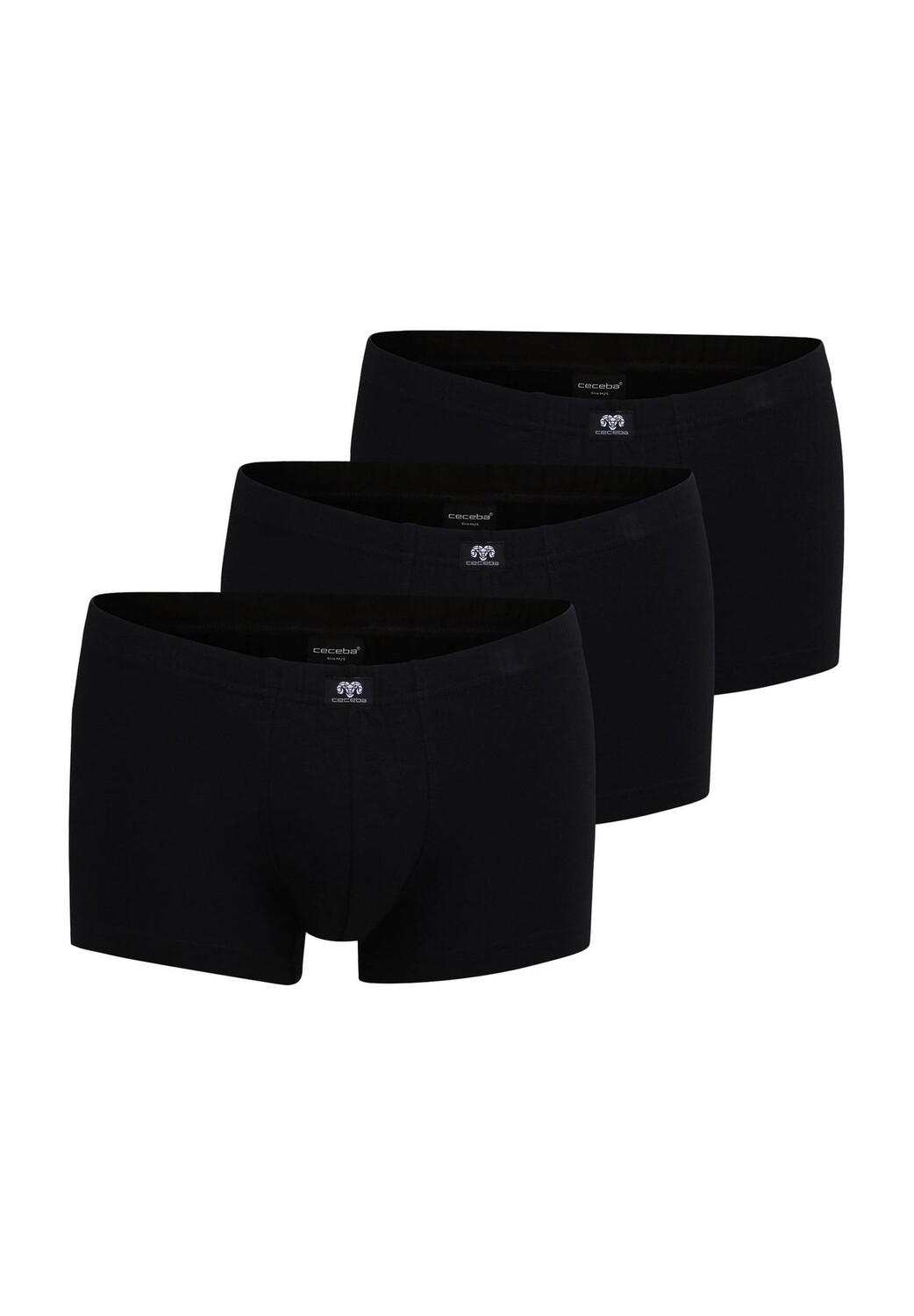 

Брюки, 3 шт, хлопок стрейч, мужские Ceceba, цвет 9000 Black