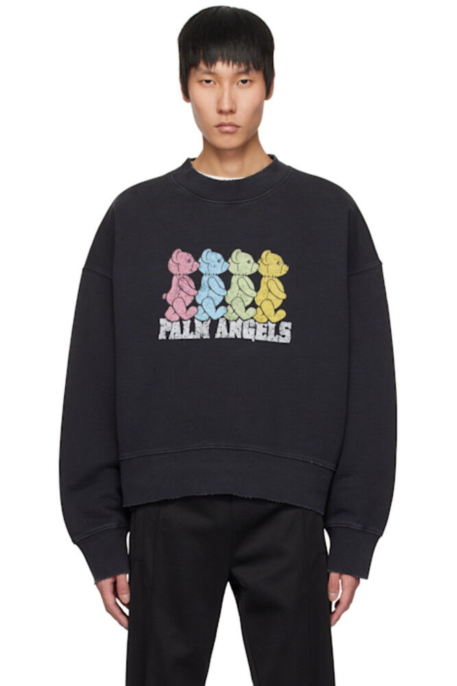 

Толстовка с круглым вырезом Black Bears Palm Angels