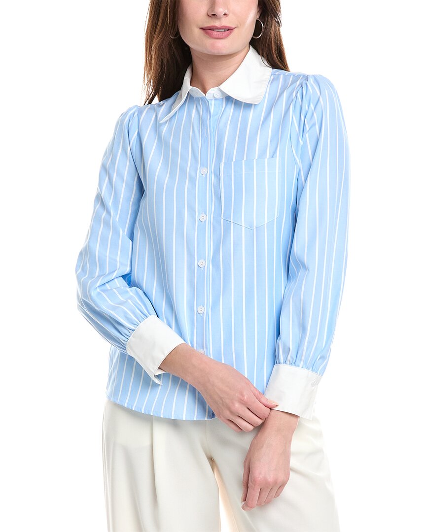 

Брук + Линн Тканая рубашка Brook + Lynn, синий