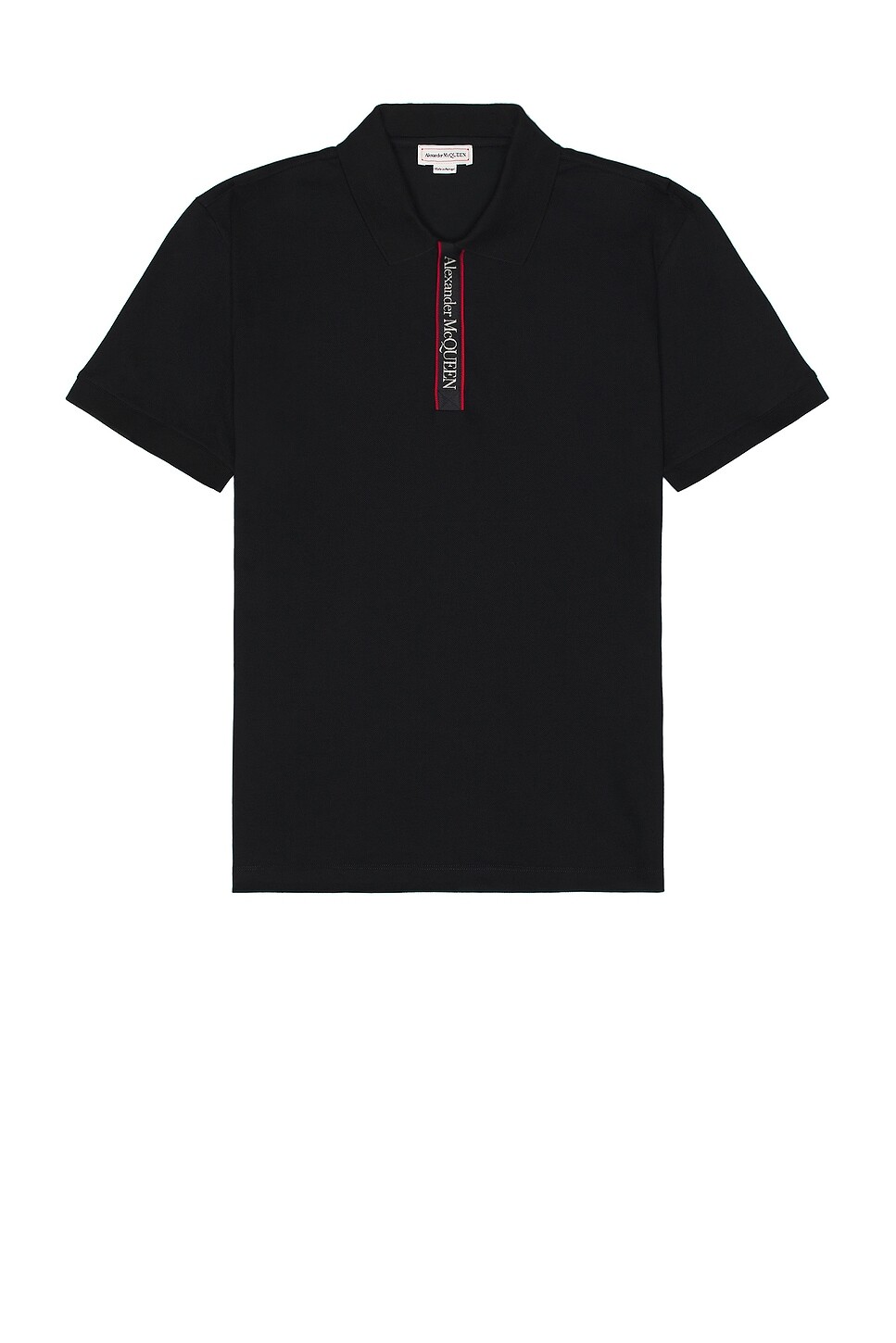 

Поло с логотипом Alexander Mcqueen, цвет Black & Mix