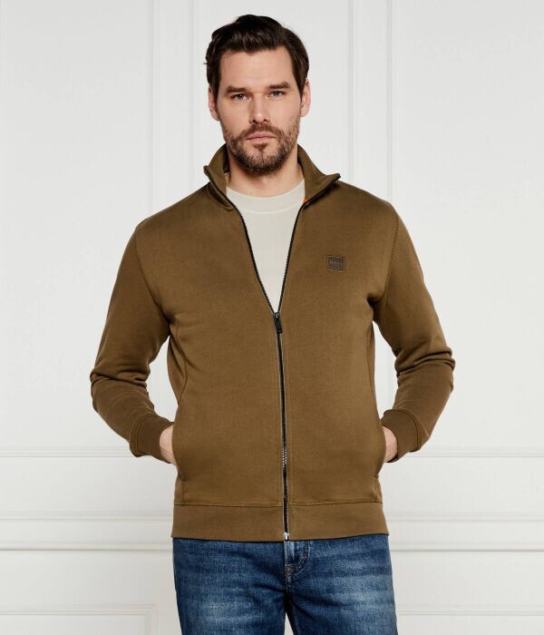 

Толстовка Boss Orange Zestart Regular Fit, зеленый