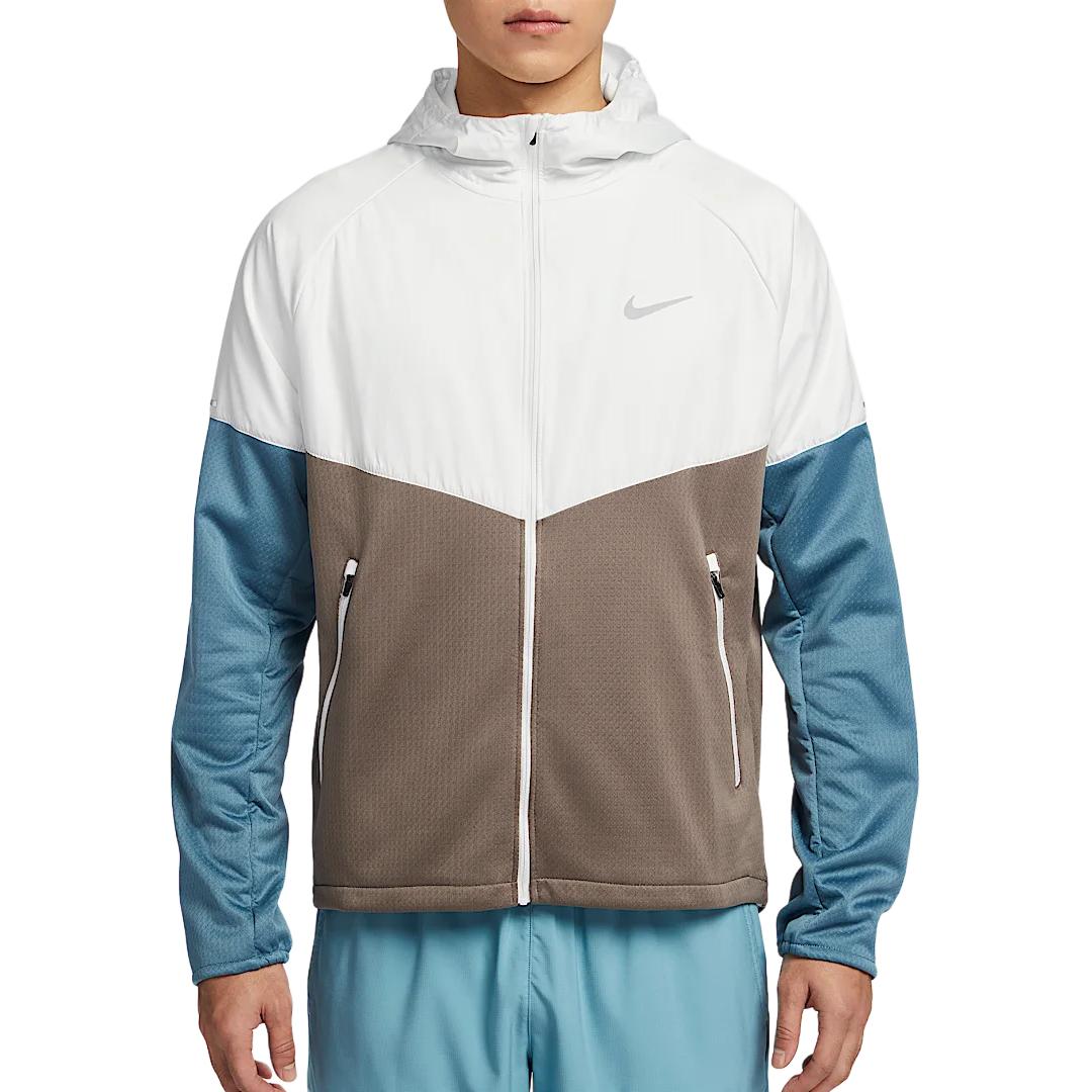 Nike Куртка мужская бело-голубая хаки, White/Blue/Khaki — фото 2