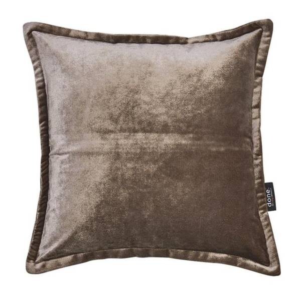 

Чехол на подушку done. Glam samtweich glänzend, 45x1x45 см цвет taupe 1311