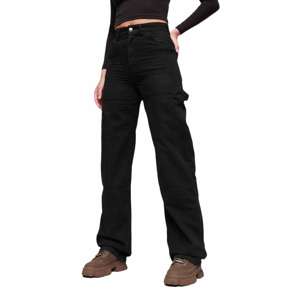 

Джинсы Superdry Vintage Wide Carpenter Regular Waist, черный
