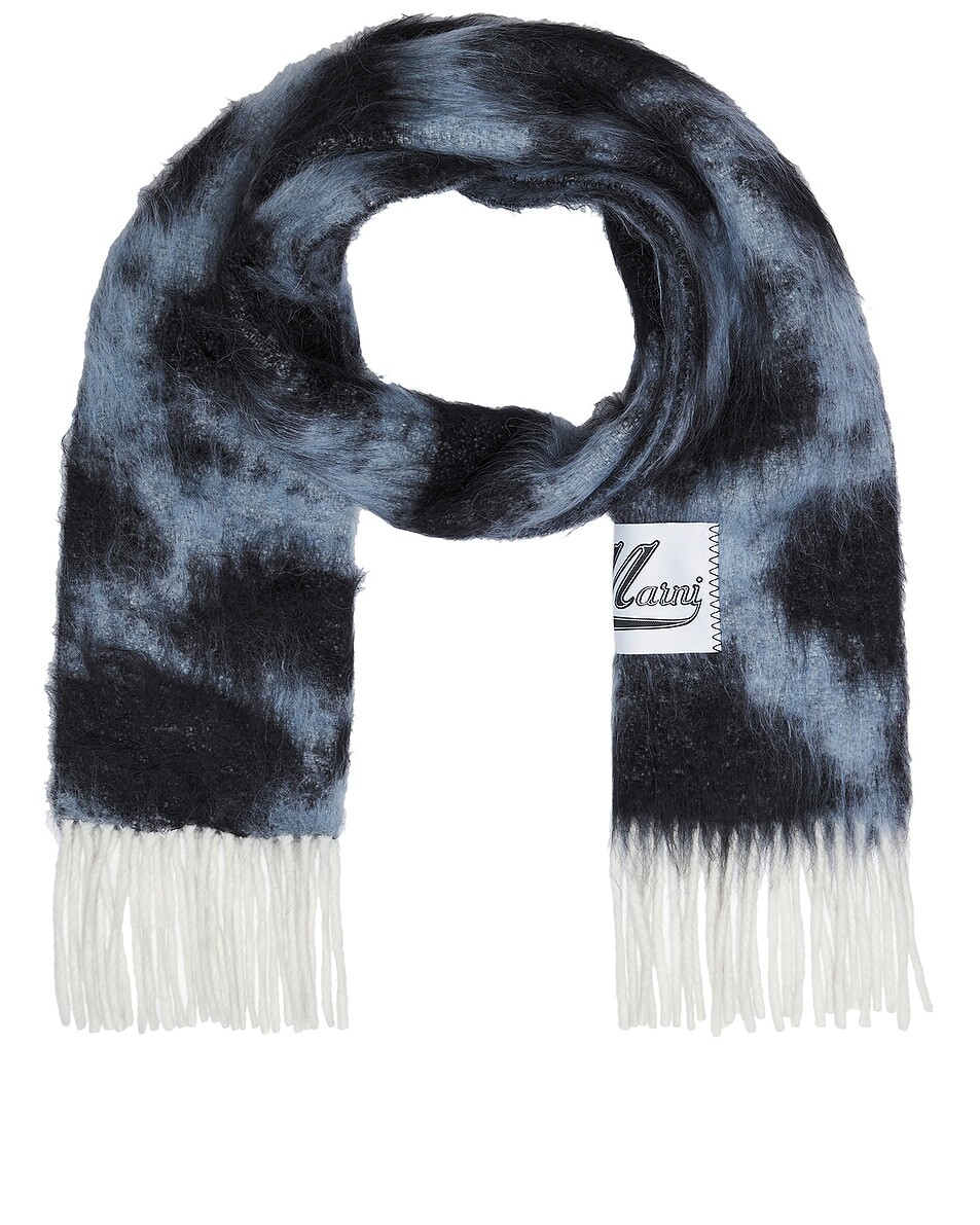 

Шарф Marni, цвет Leaden Blue